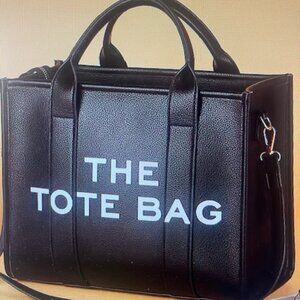The Tote bag for Women, Leather Black L#745
